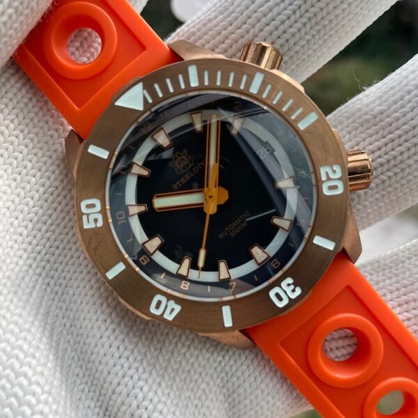 Steeldive SD1950S Solid Bronze Deep Sea Men Watch - Image 2