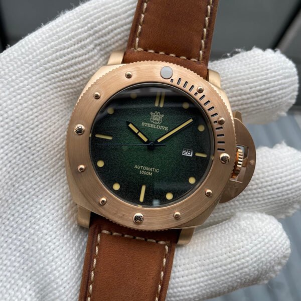 STEELDIVE SD1956PS 47mm Bronze Watch - Image 2
