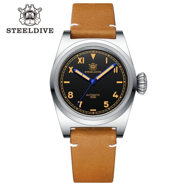 Steeldive SD1904 NH35 Vintage Military Pilot Watch - Image 2
