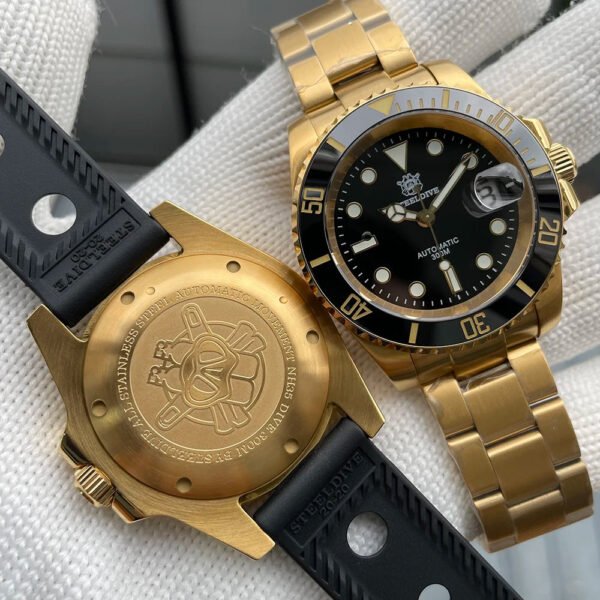 Steeldive SD1953IPG Golden Sub Dive Watch - Image 3