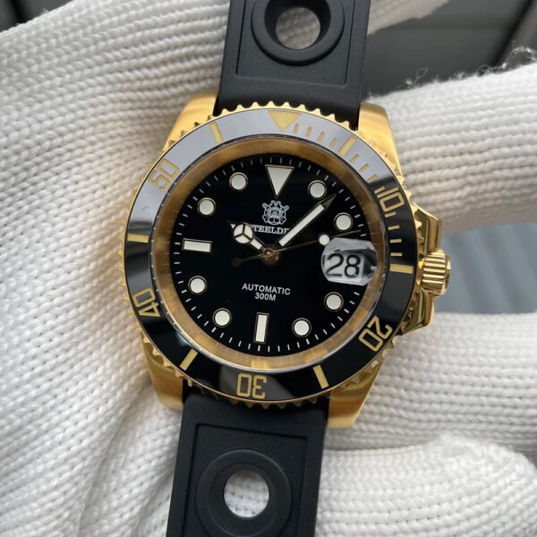 Steeldive SD1953IPG Golden Sub Dive Watch - Image 5