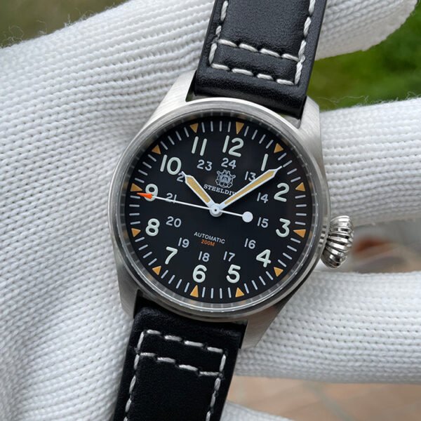 Steeldive SD1928H Khaki Field Mechanical Watch - Image 5