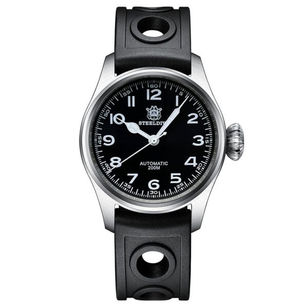Steeldive SD1928M The Murph Pilot Watch - Onion Crown - Image 2