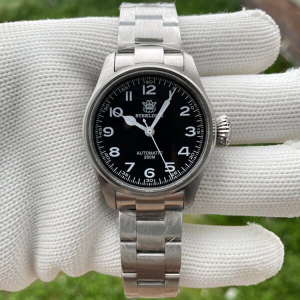 Steeldive SD1928M The Murph Pilot Watch - Onion Crown - Image 6