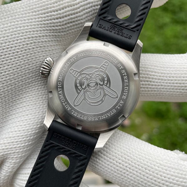 Steeldive SD1928M The Murph Pilot Watch - Onion Crown - Image 14