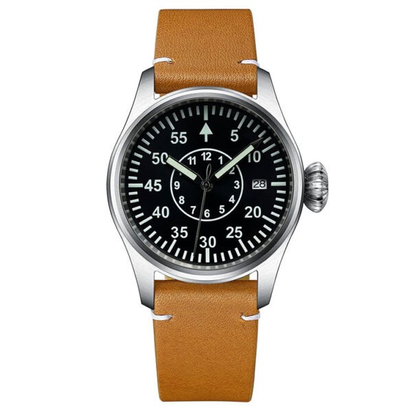 Steeldive SD1928T Type B Pilot Watch - Onion Crown - Image 2