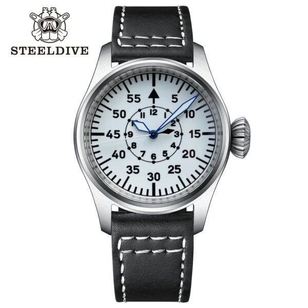 Steeldive SD1928B Retro Militarty Pilot Watch - Image 3