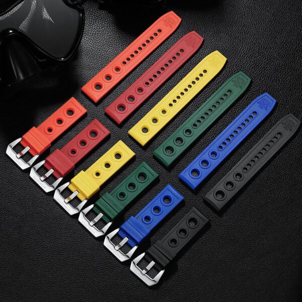 Steeldive Hole Rubber Watch Strap Watch Band - Image 3