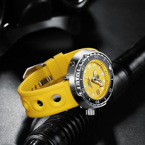 Steeldive Hole Rubber Watch Strap Watch Band - Image 6