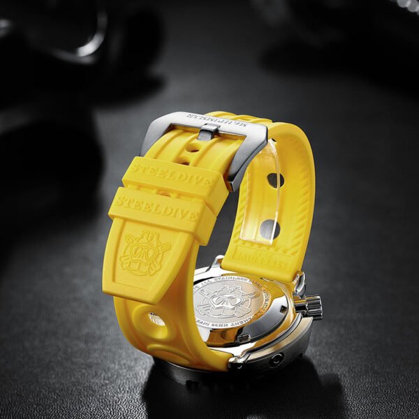 Steeldive Hole Rubber Watch Strap Watch Band - Image 8