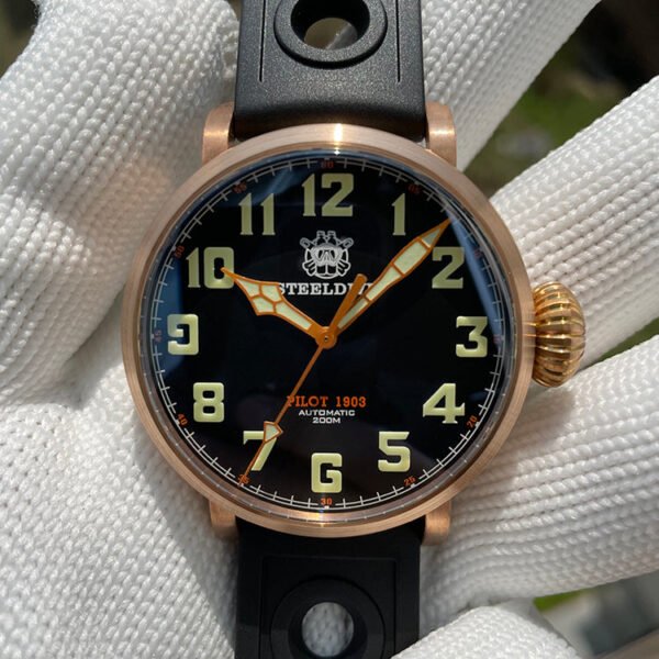 Steeldive SD1903S Bronze Pilot Men Watch - Image 7