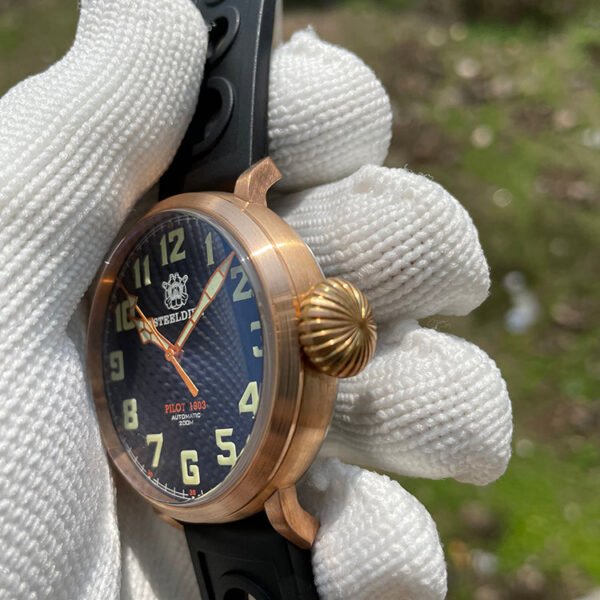 Steeldive SD1903S Bronze Pilot Men Watch - Image 6