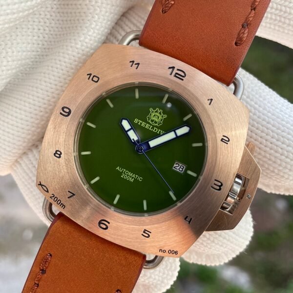 Steeldive SD1935S 47mm Bronze Watch - Limited Edition - Image 2
