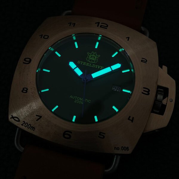 Steeldive SD1935S 47mm Bronze Watch - Limited Edition - Image 3