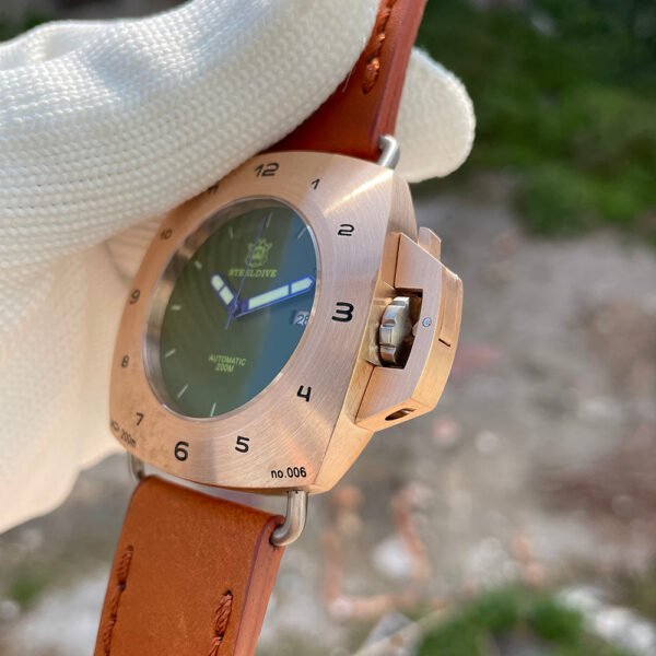 Steeldive SD1935S 47mm Bronze Watch - Limited Edition - Image 4