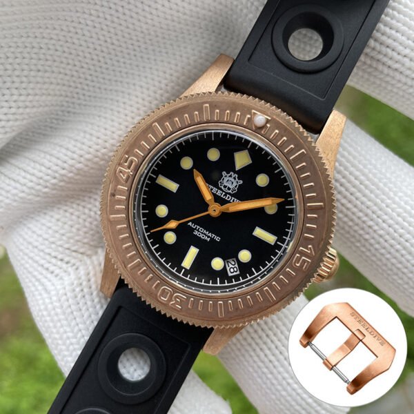 Steeldive SD1952S Bronze 50-Fathoms Diver Watch - Image 12