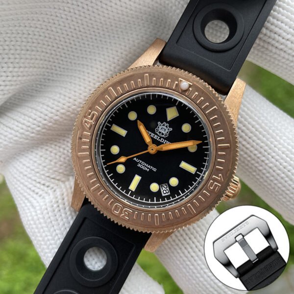 Steeldive SD1952S Bronze 50-Fathoms Diver Watch - Image 11