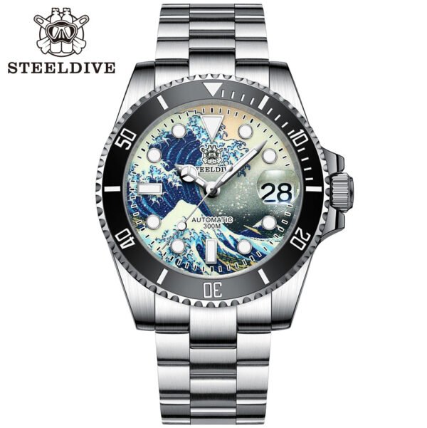 Steeldive SD1953 Great Wave Sub Diver Watch - Image 3