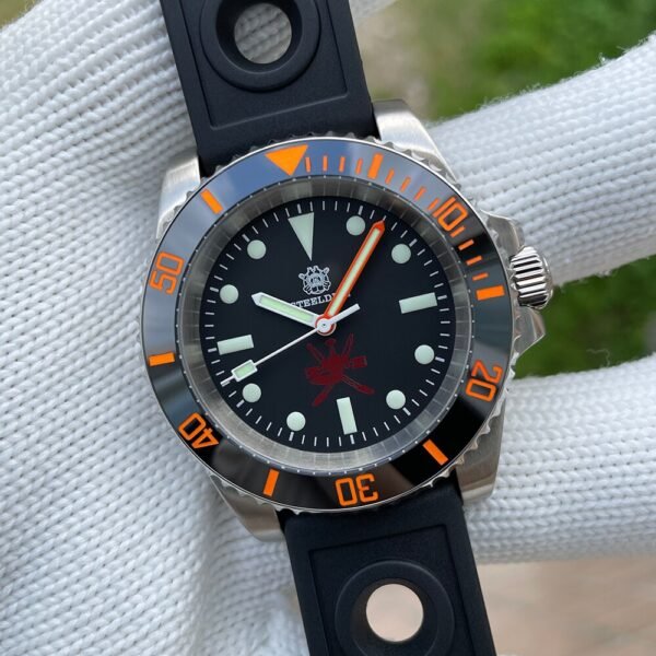 ★Welcome Deal★Steeldive SD1954C Orange Sub Automatic Watch V2 - Image 9