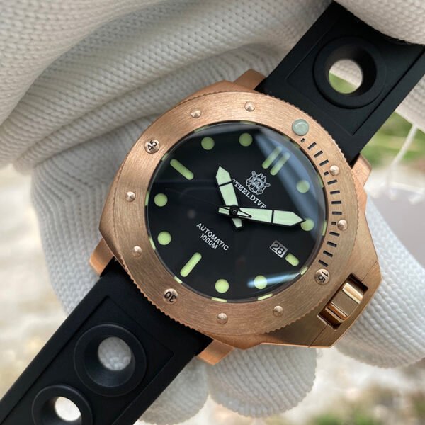 STEELDIVE SD1959S Vintage Bronze Watch - Image 2