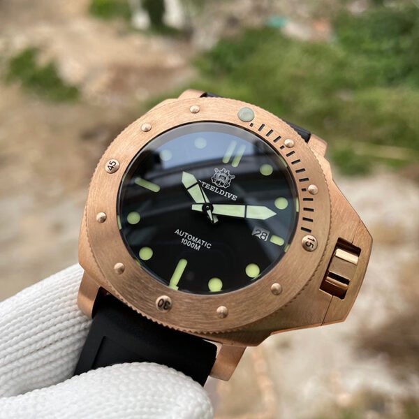 STEELDIVE SD1959S Vintage Bronze Watch - Image 9