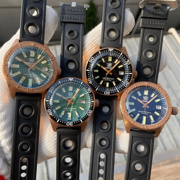 STEELDIVE SD1962S Bronze 62MAS Automatic Watch - Image 7