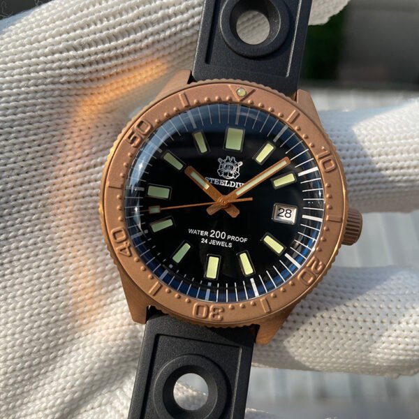 STEELDIVE SD1962S Bronze 62MAS Automatic Watch - Image 4