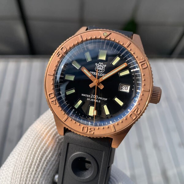 STEELDIVE SD1962S Bronze 62MAS Automatic Watch - Image 9