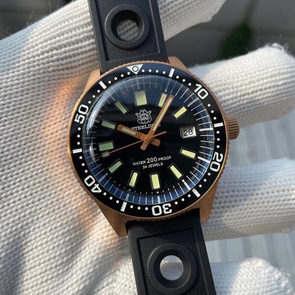 STEELDIVE SD1962S Bronze 62MAS Automatic Watch - Image 3