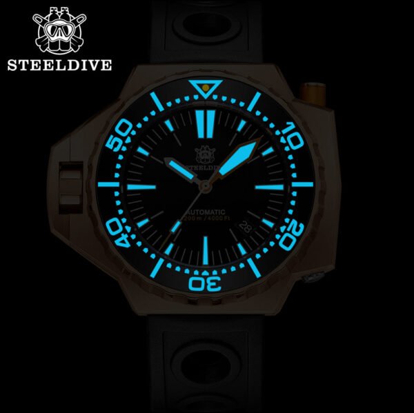 STEELDIVE SD1969S 1200m Bronze Professional Diver Watch - Image 15