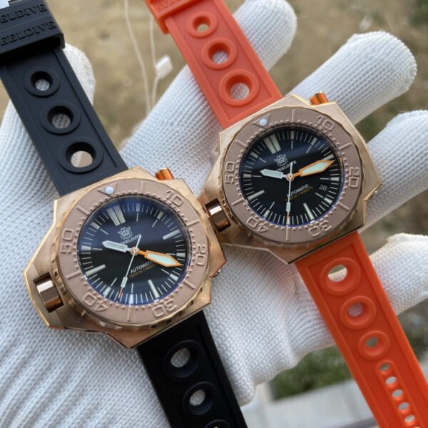 STEELDIVE SD1969S 1200m Bronze Professional Diver Watch - Image 8
