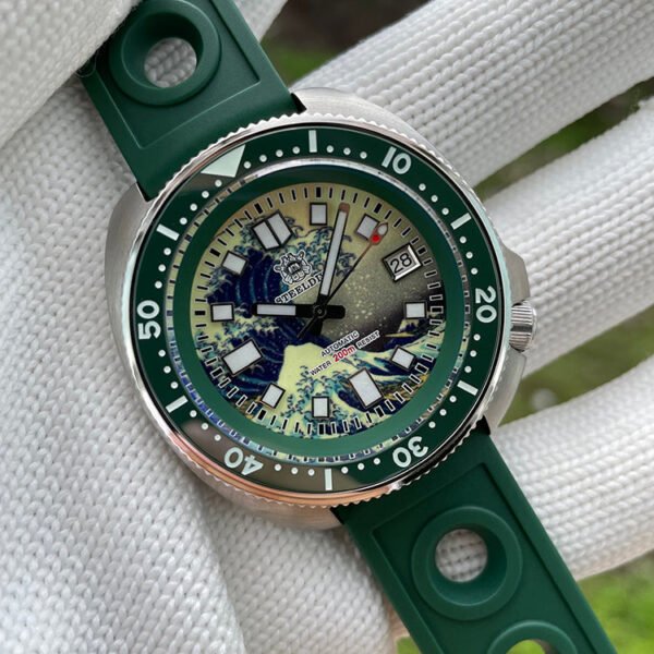 Steeldive SD1970 Great Wave Turtle Diver Watch - Image 20