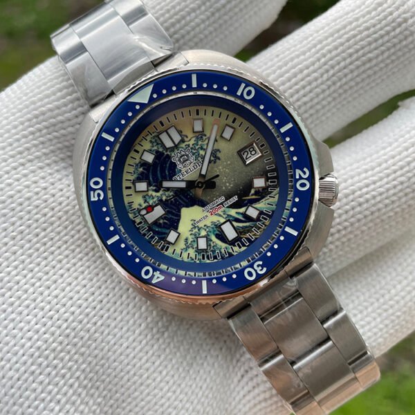 Steeldive SD1970 Great Wave Turtle Diver Watch - Image 21