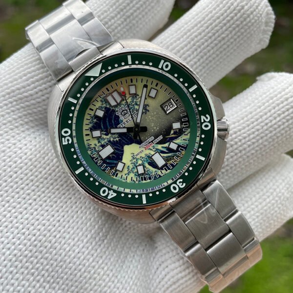 Steeldive SD1970 Great Wave Turtle Diver Watch - Image 22