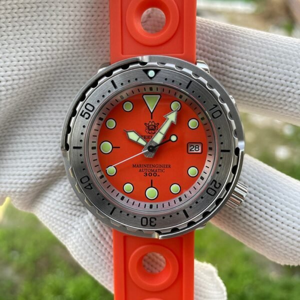 Steeldive SD1986 Full Steel Tuna Diver Watch - Image 6