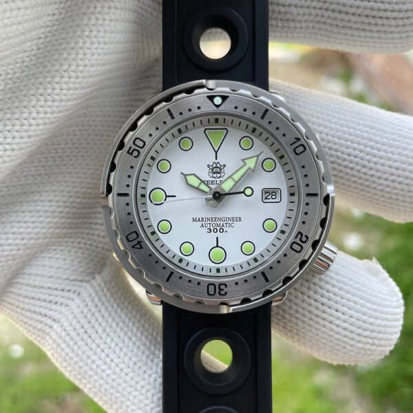 Steeldive SD1986 Full Steel Tuna Diver Watch - Image 5