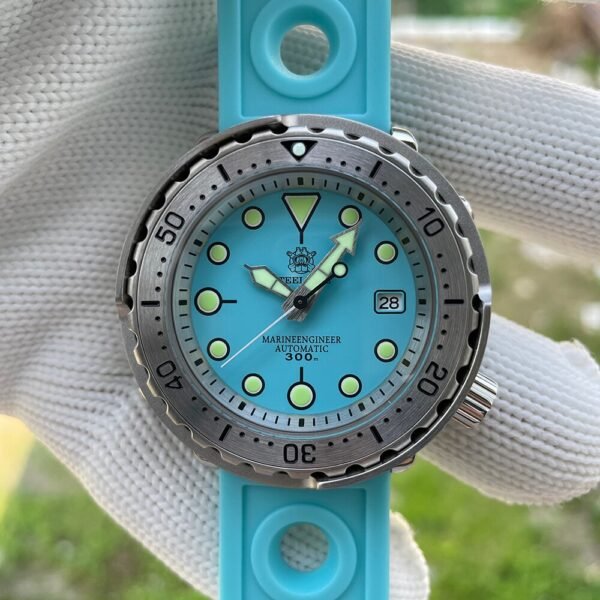 Steeldive SD1986 Full Steel Tuna Diver Watch - Image 4
