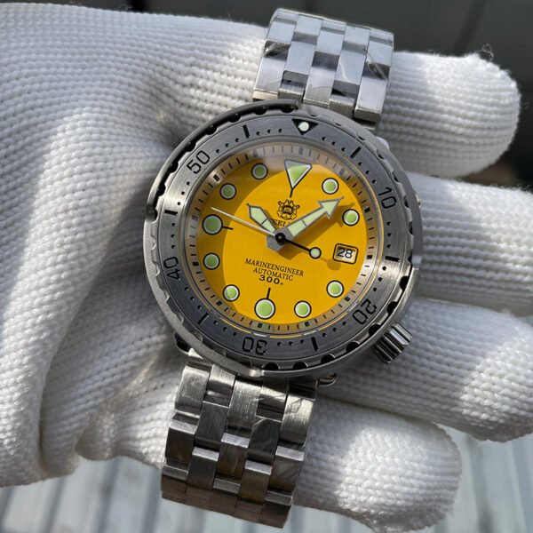Steeldive SD1986 Full Steel Tuna Diver Watch - Image 14