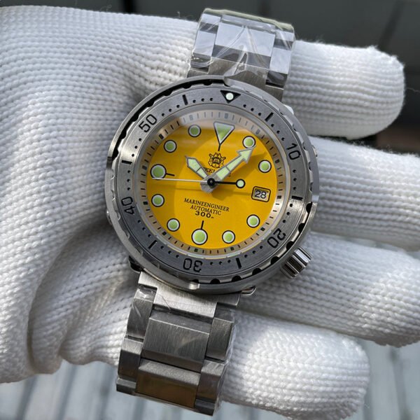 Steeldive SD1986 Full Steel Tuna Diver Watch - Image 15