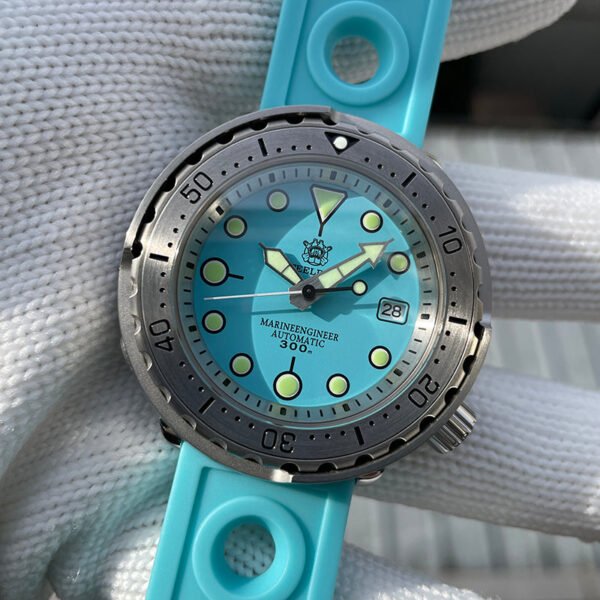 Steeldive SD1986 Full Steel Tuna Diver Watch - Image 3