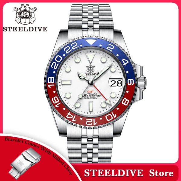 ★Welcome Deal★Steeldive SD1993 NH34 GMT Automatic Watch V2 - Image 2