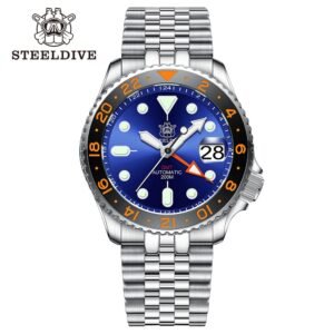 ★Welcome Deal★Steeldive SD1994 SKX007 NH34 GMT Automatic Watch