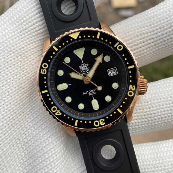 Steeldive SD1973S SKX007 Bronze Dive Watch - Image 14