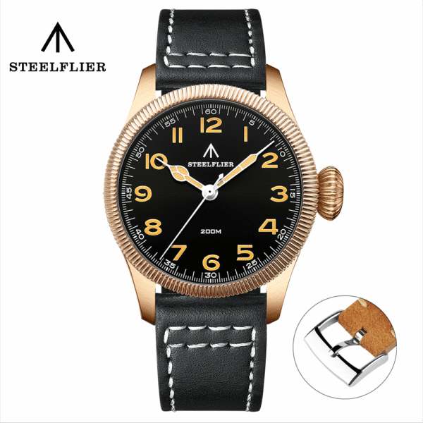 Steelflier VH60 Bronze Filed Watch SF741S - Image 3