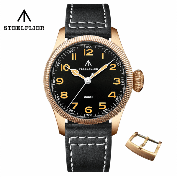 Steelflier VH60 Bronze Filed Watch SF741S - Image 2