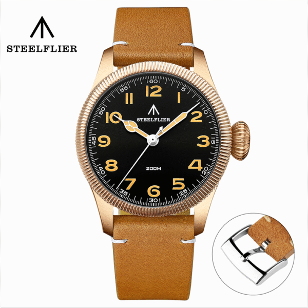 Steelflier VH60 Bronze Filed Watch SF741S - Image 8