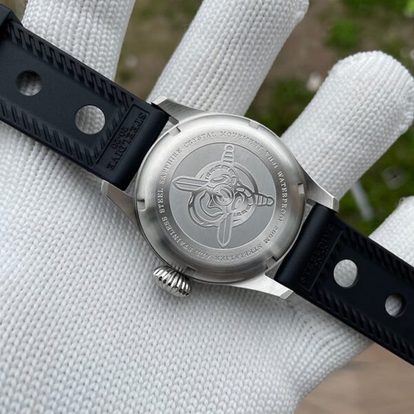 Steelflier Carved Coin Bezel VH31 Quartz Watch SF741 - Image 13