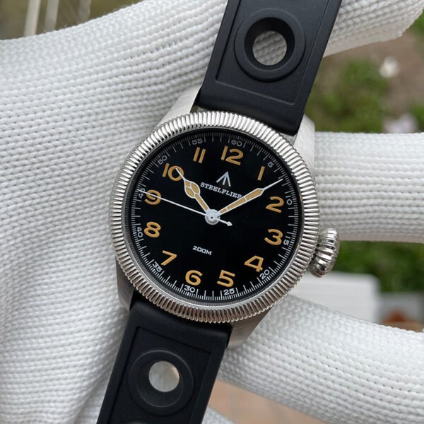Steelflier Carved Coin Bezel VH31 Quartz Watch SF741 - Image 16