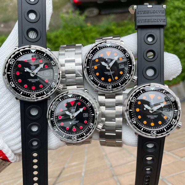 Steeldive Colorful SD1975T Tuna Dive Watch - Image 9