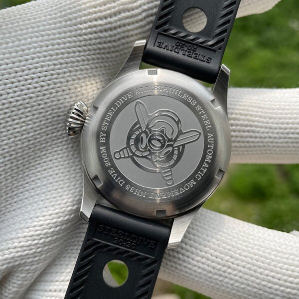 Steeldive SD1928T Type B Pilot Watch - Onion Crown - Image 8
